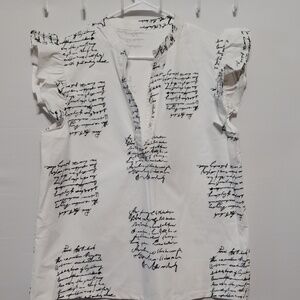 Women's calligraphy blouse